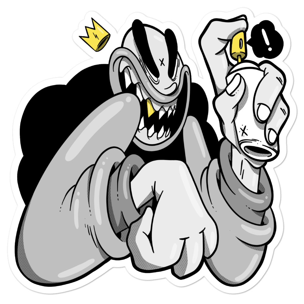 GRAFFITI DUDE STICKER