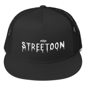STREETOON BLACK TRUCKER CAP