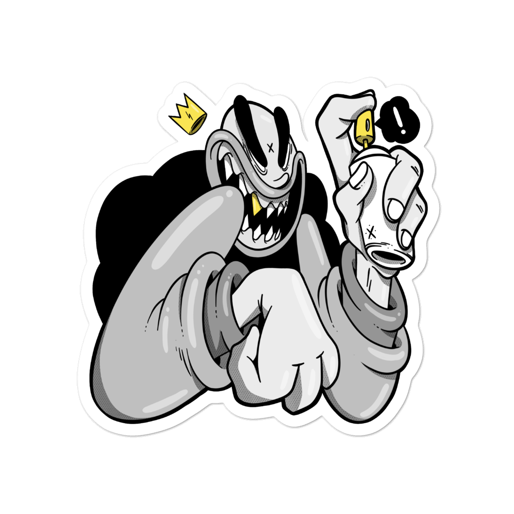 GRAFFITI DUDE STICKER