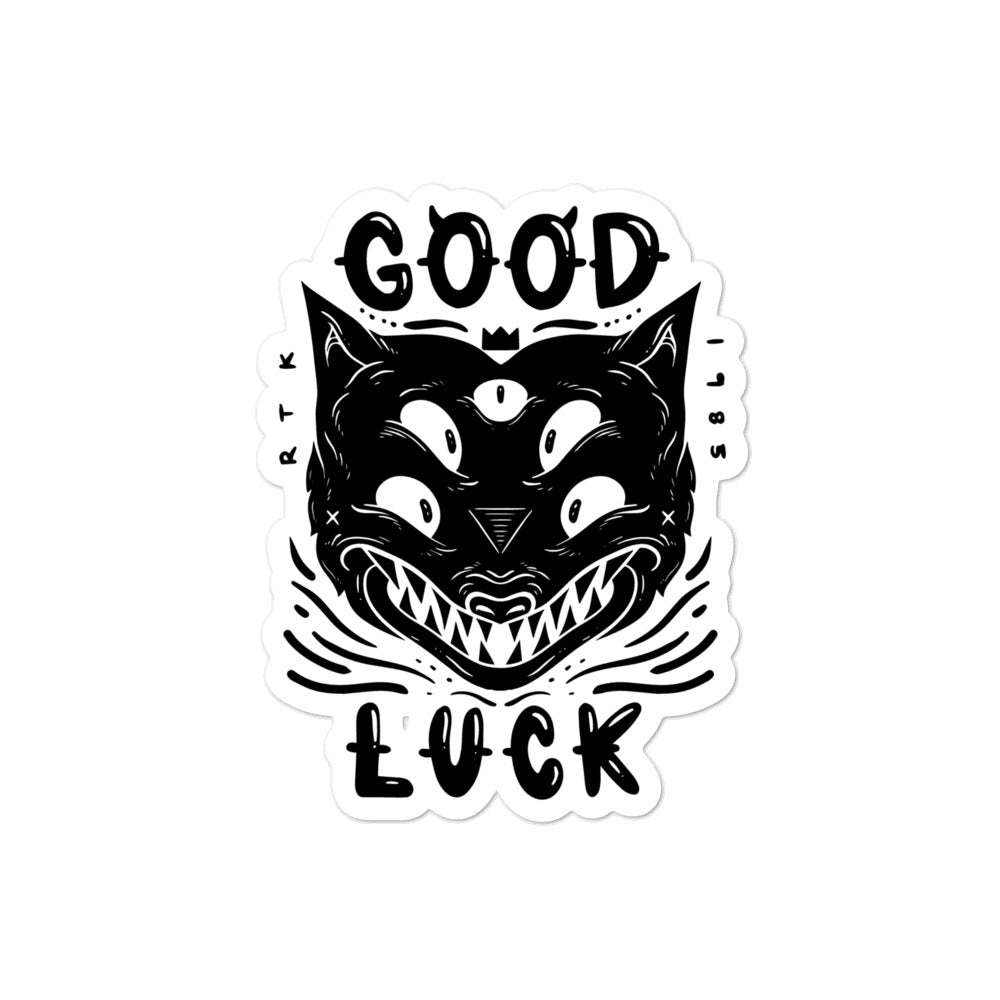 GOOD LUCK STICKER