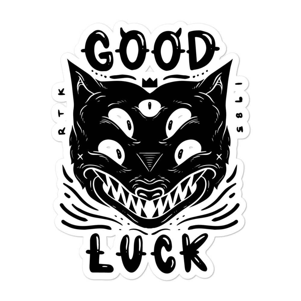 GOOD LUCK STICKER