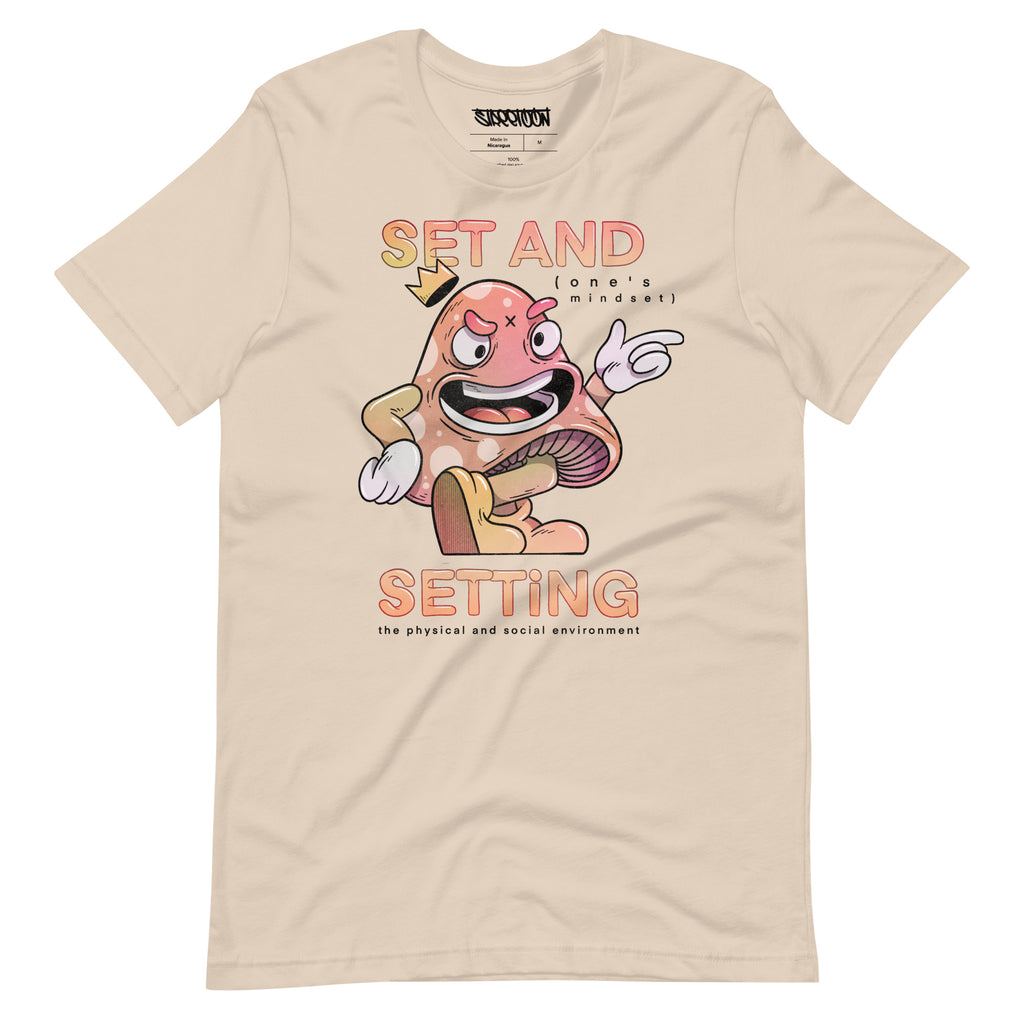 SET AND SETTING T-SHIRT